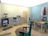 3d visualisation of small interior project 