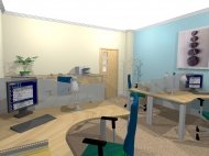 3d visualisation of small interior project